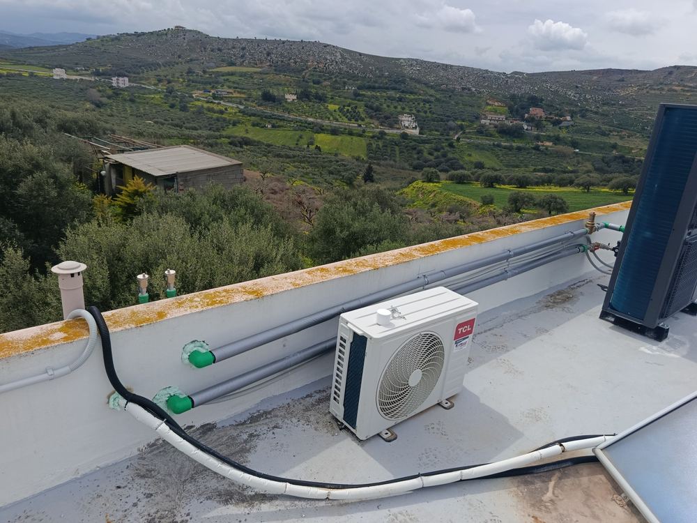 Εγκατάσταση μονάδας αντλίας θερμότητας