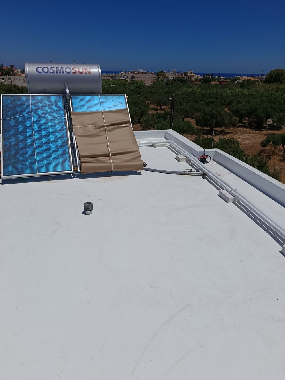 Εγκατάσταση ηλιακού θερμοσίφωνα στο Ηράκλειο